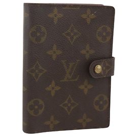 LOUIS VUITTON Monogram Agenda PM Day Planner Cover R20005 LV Auth BA11896 Monogram