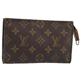 LOUIS VUITTON Monogram Bucket PM Accessory Pouch LV Auth 173037 Monogram