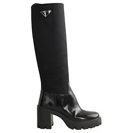 Prada Black boots Black