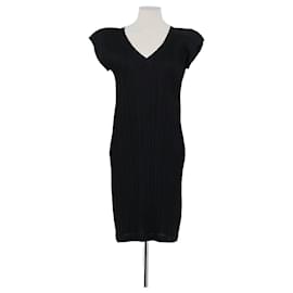 Pleats Please Robe noire Noir
