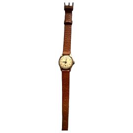 Autre Marque Relógio de pulso vintage em ouro 18k Dourado