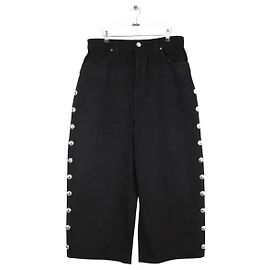 Khaite Jeans ancho negro Negro
