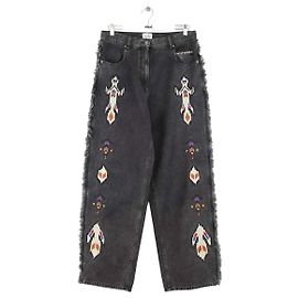Isabel Marant Etoile Jeans largo preto Preto