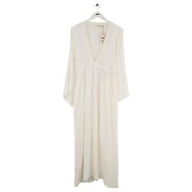 Mara Hoffman Vestido blanco Blanco