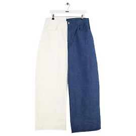 Marques Almeida Jeans blancos de pierna ancha Blanco