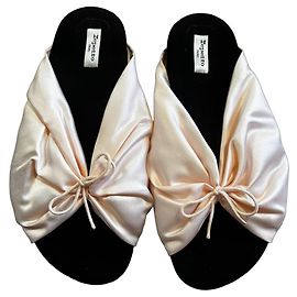 Repetto pink satin mules Pink