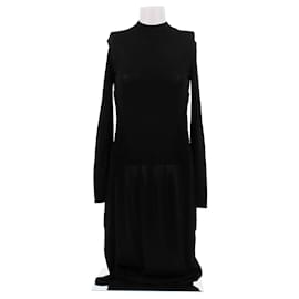 Alaïa Maxikleid Schwarz Schwarz
