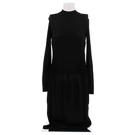 Robe longue noire Alaïa Noir