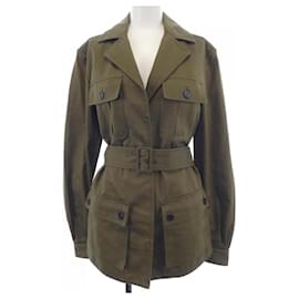 Yves Saint Laurent Saint Laurent Jacke Grün Khaki