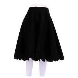 Alaïa Kurze schwarze Wollröcke Schwarz