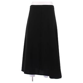 Jil Sander Gonna lunga nera in lana Nero