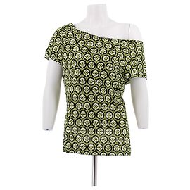 Etro Top estampado verde Verde