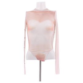 Body estampado rosa Jean Paul Gaultier Rosa