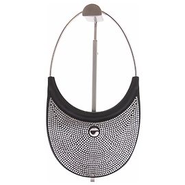 Coperni Bolsa de strass prateada e preta Prata
