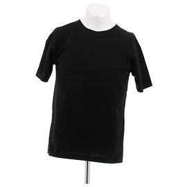 T-shirt nera in cotone a maniche corte Céline Nero