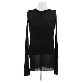 Rick Owens Schwarzes Oberteil Schwarz