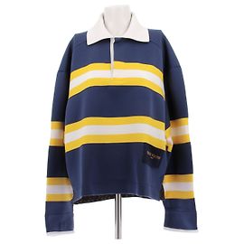 Louis Vuitton Polo tricolore in cotone Blu navy