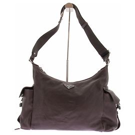 Prada Lederhandtasche "Explore" braun Braun
