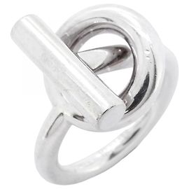 Anello Echappé Hermès in Argento Sterling Altro