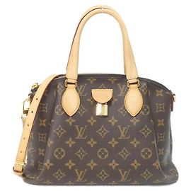 Sac à main Louis Vuitton Monogram Rivoli PM Marron Monogramme