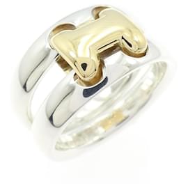 Anello Olympe Hermès Argento