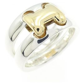 Anillo Olympe Hermès Plata