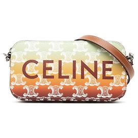 Céline Pochette horizontale Celine Triomphe Marron Multicolore