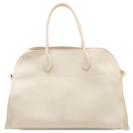 The Row White Leather Soft Margaux 15 White Cream