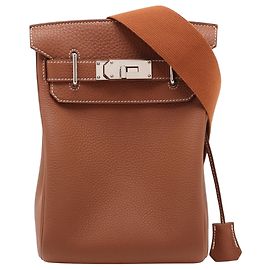Hermès Sac à Dos PM Kelly Hac en Togo Marron Marron
