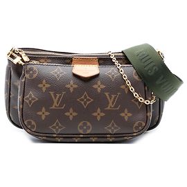 Louis Vuitton Marrone Monogram Multi Pochette Accessori Marrone