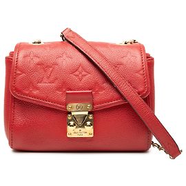 Louis Vuitton Red Monogram Empreinte Saint Germain BB Red