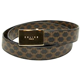 Céline Cinturón Celine Triomphe Macadam Logo Negro