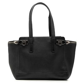 Sac à main Gancini Salvatore Ferragamo Noir