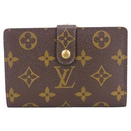 Billetera bi-fold marrón de Louis Vuitton Castaño