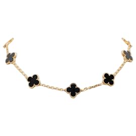 Van Cleef & Arpels Vintage Alhambra Necklace Yellow