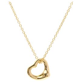 Tiffany & Co Colar pendente Open Heart em ouro rosa Tiffany Dourado