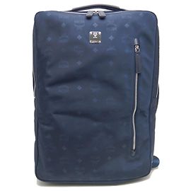 MCM Visetos 3-Way Backpack Navy blue