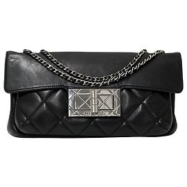 Chanel 2.55 gesteppte Handtasche Schwarz