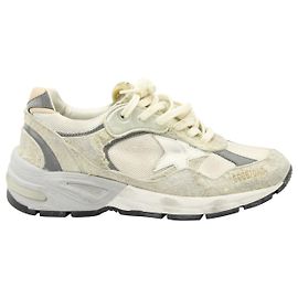 Baskets Dad Golden Goose en daim crème Blanc Écru
