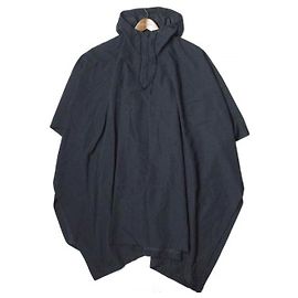 Autre Marque 13 Bonaparte Polyester Poncho mit halbem Reißverschluss Blau Marineblau