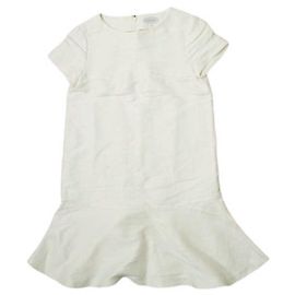 Autre Marque Vestido de algodón y lino J&M Davidson Blanco Blanco roto