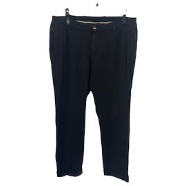Autre Marque BERNARDO GIUSTI Cotton Pants Blue Navy blue