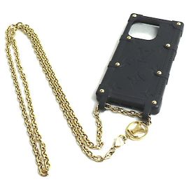 Coque iPhone Monogram Le Trunk de Louis Vuitton Noir