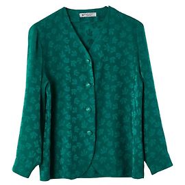 Glamour-Polyesterbluse von Givenchy Grün