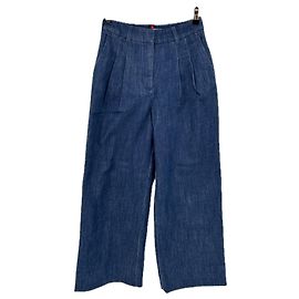 Jeans Johnnie Boden blu in cotone Blu
