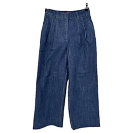 Vaqueros Johnnie Boden azules de algodón Azul
