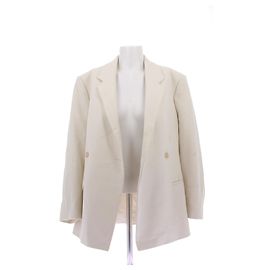 Blazer Totême de algodón beige Beige
