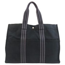 Borsa Tote GM Hermès Marrone Nero