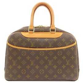 Sac à main Deauville M47270 Louis Vuitton Marron Monogramme