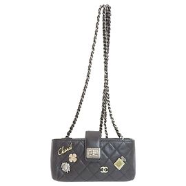 Borsa a spalla mini catena Chanel Nero